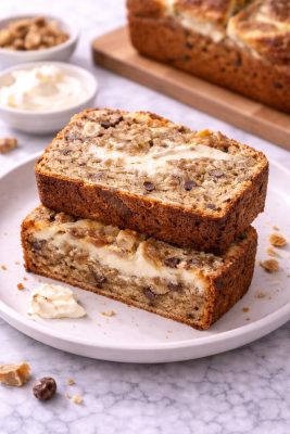 Cheesecake Banana Bread