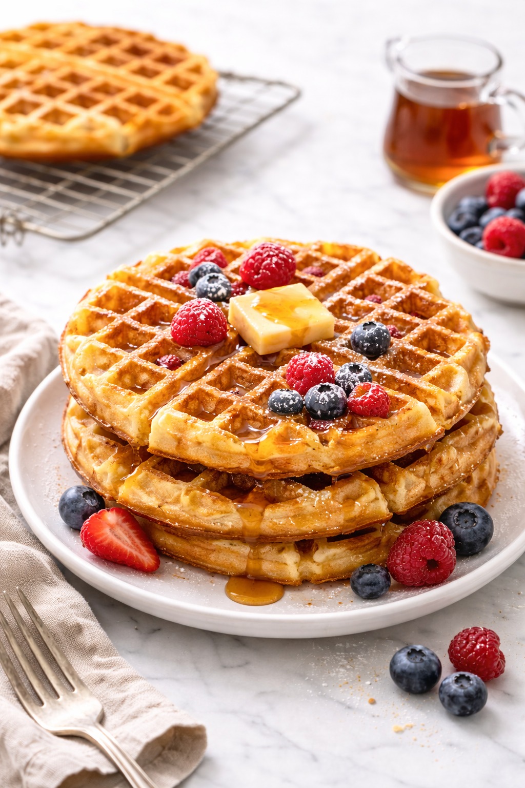 Classic Homemade Waffles