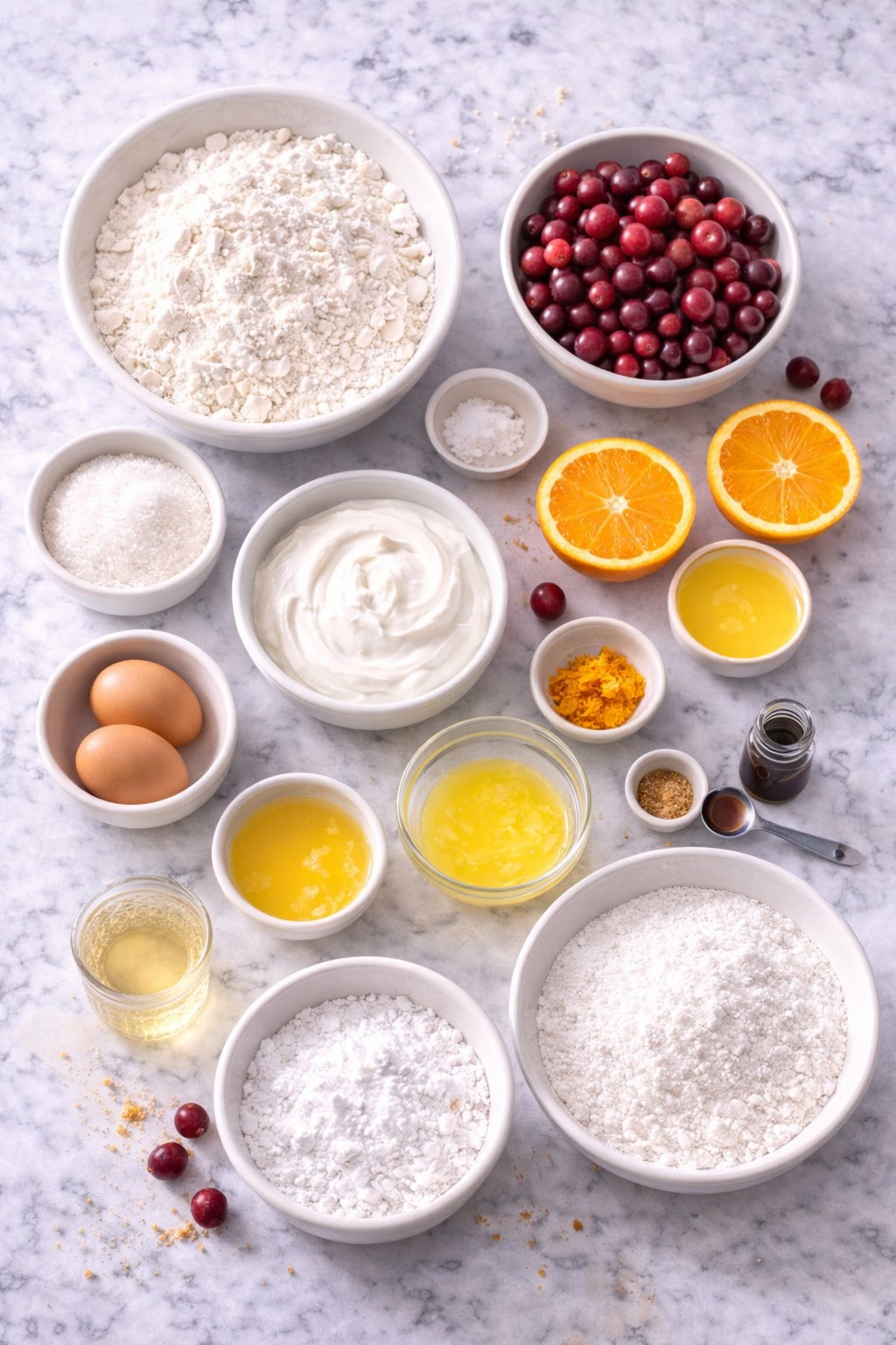 Cranberry Mimosa Breakfast Cake