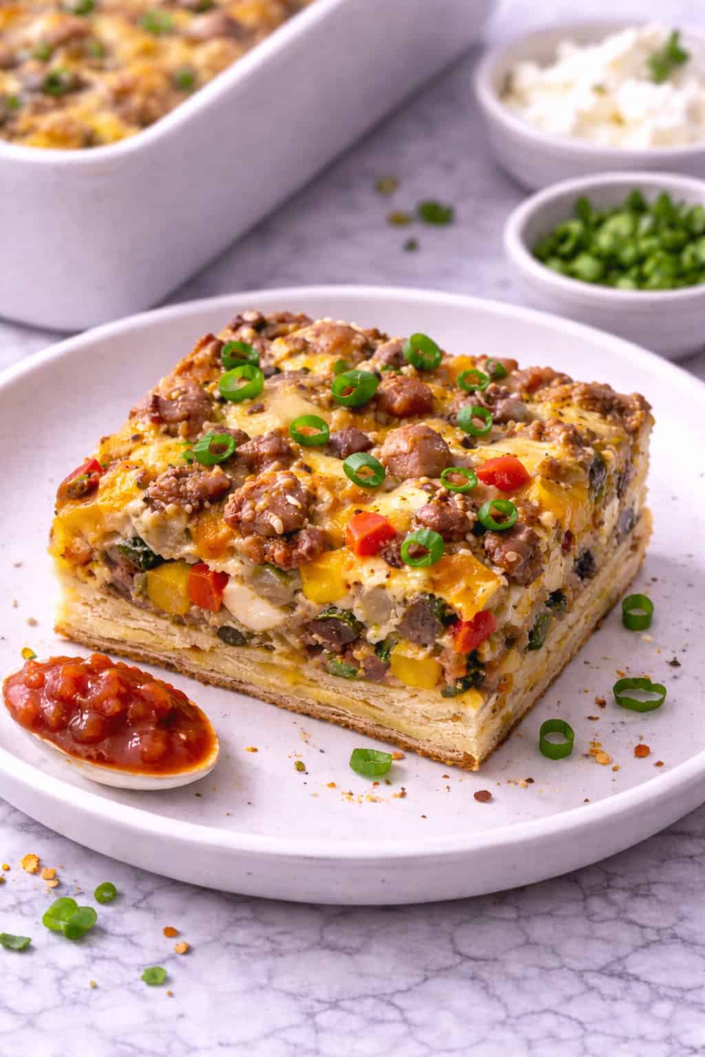 Crescent Roll Breakfast Casserole 