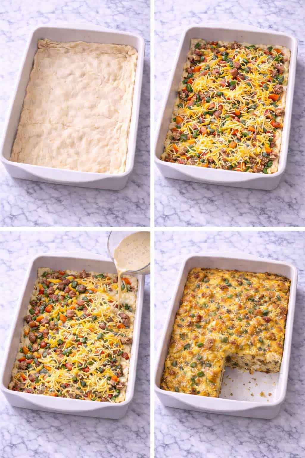 Crescent Roll Breakfast Casserole 