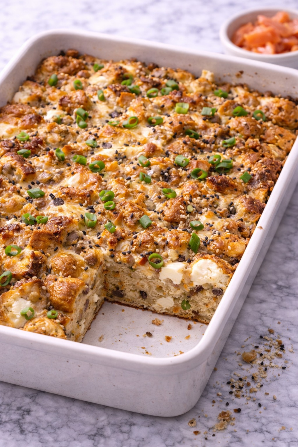 Everything Bagel Casserole