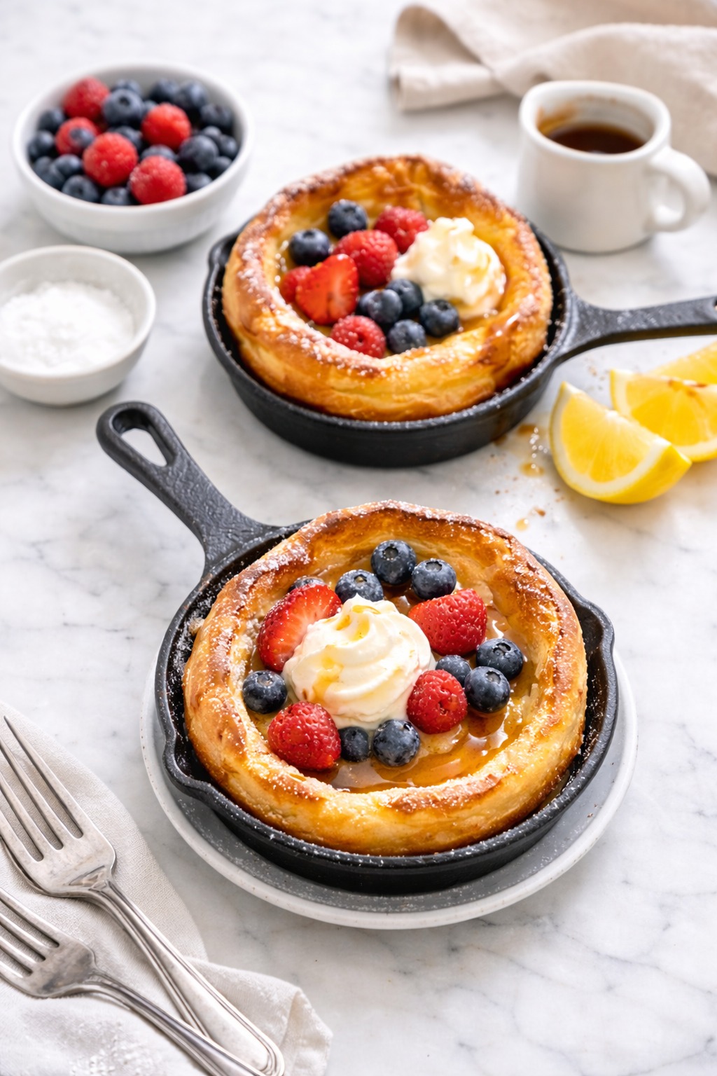 Mini Dutch Baby Pancakes