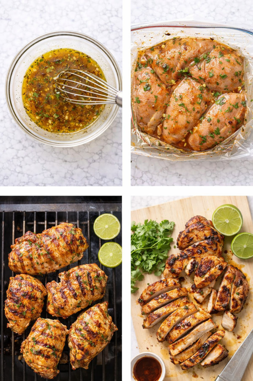 Grilled Chicken For Tacos, Burritos, or Salads 