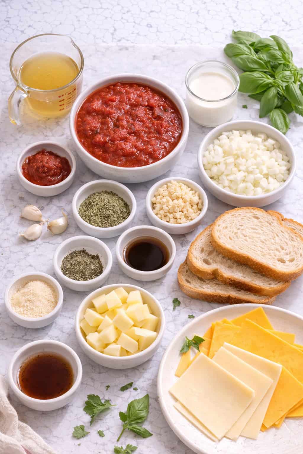 Grilled cheese and tomato soup