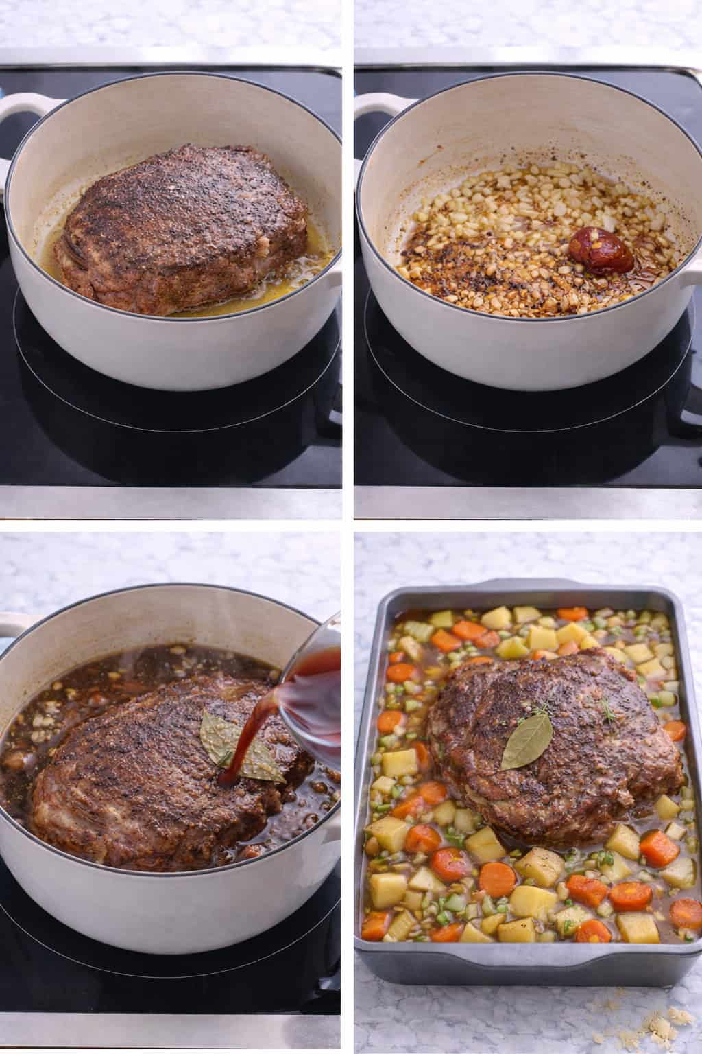 Pot roast with Carrots and Potatoes