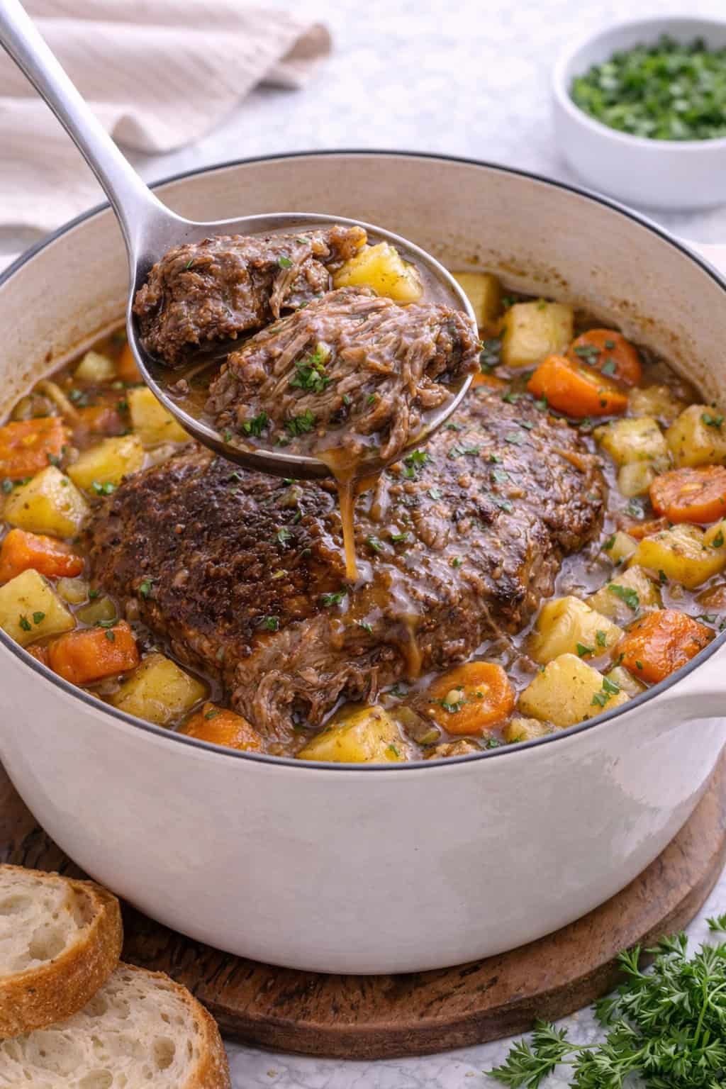 Pot roast with Carrots and Potatoes