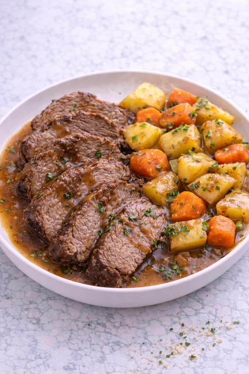Pot roast with Carrots and Potatoes