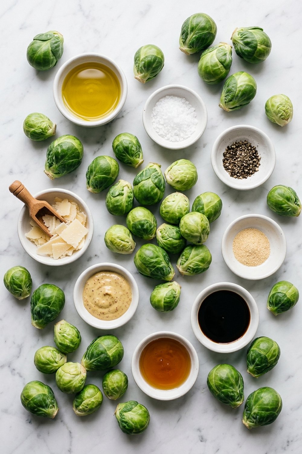 Air Fryer Crispy Brussels Sprouts ingredients
