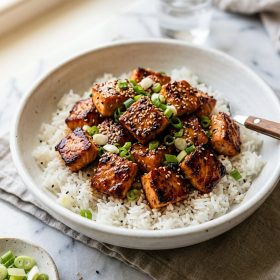 Air Fryer Salmon Bites