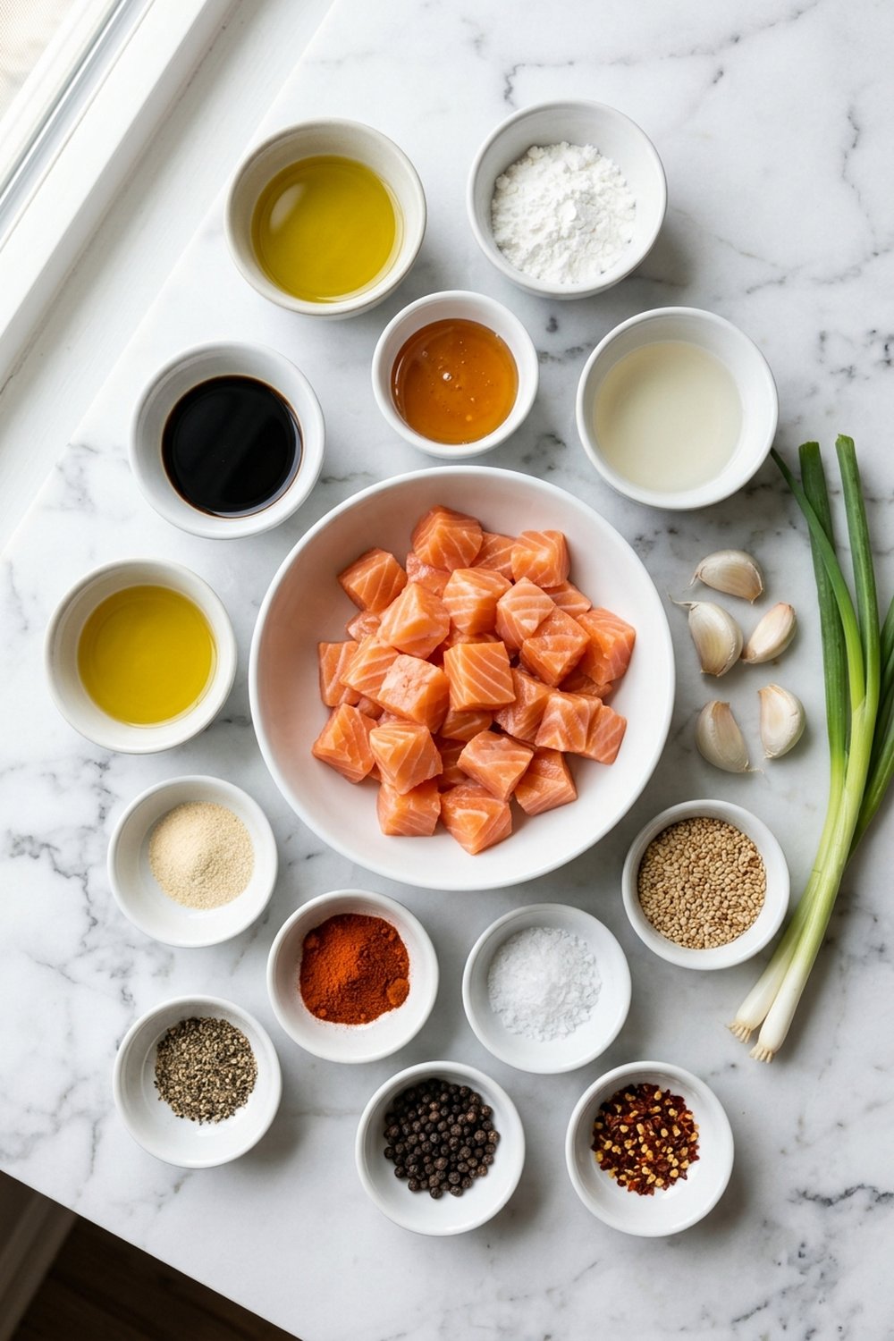 Air Fryer Salmon Bites ingredients