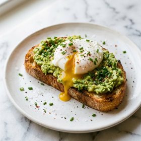 Avocado Toast with Poached Egg