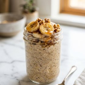 Banana Bread Overnight Oats