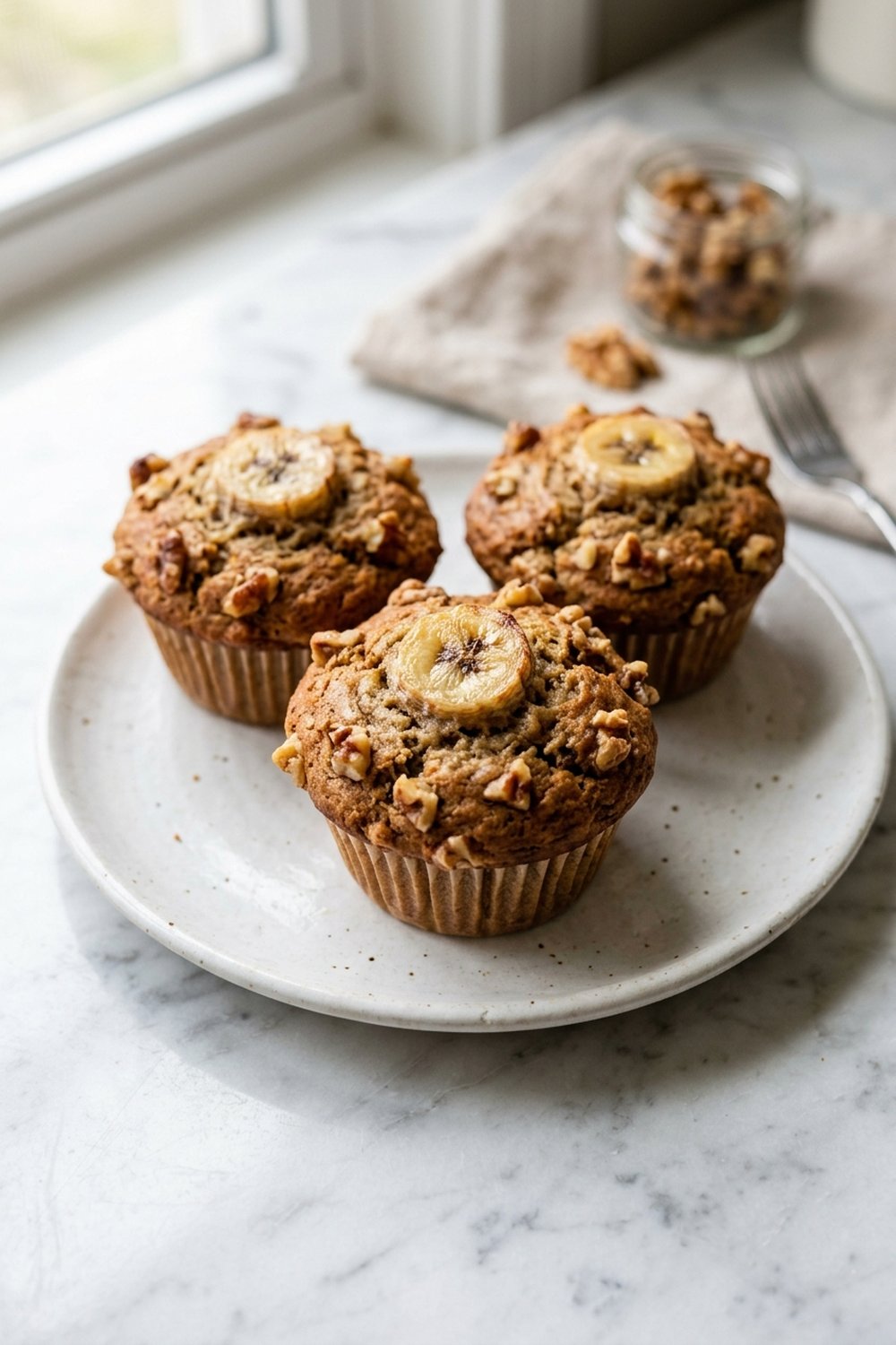 Banana Bread Protein Muffins