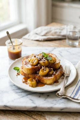 Bananas Foster French Toast hero shot