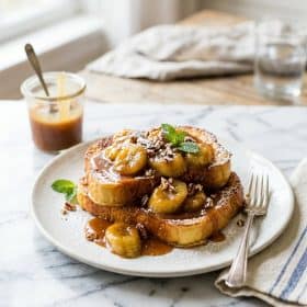 Bananas Foster French Toast hero shot