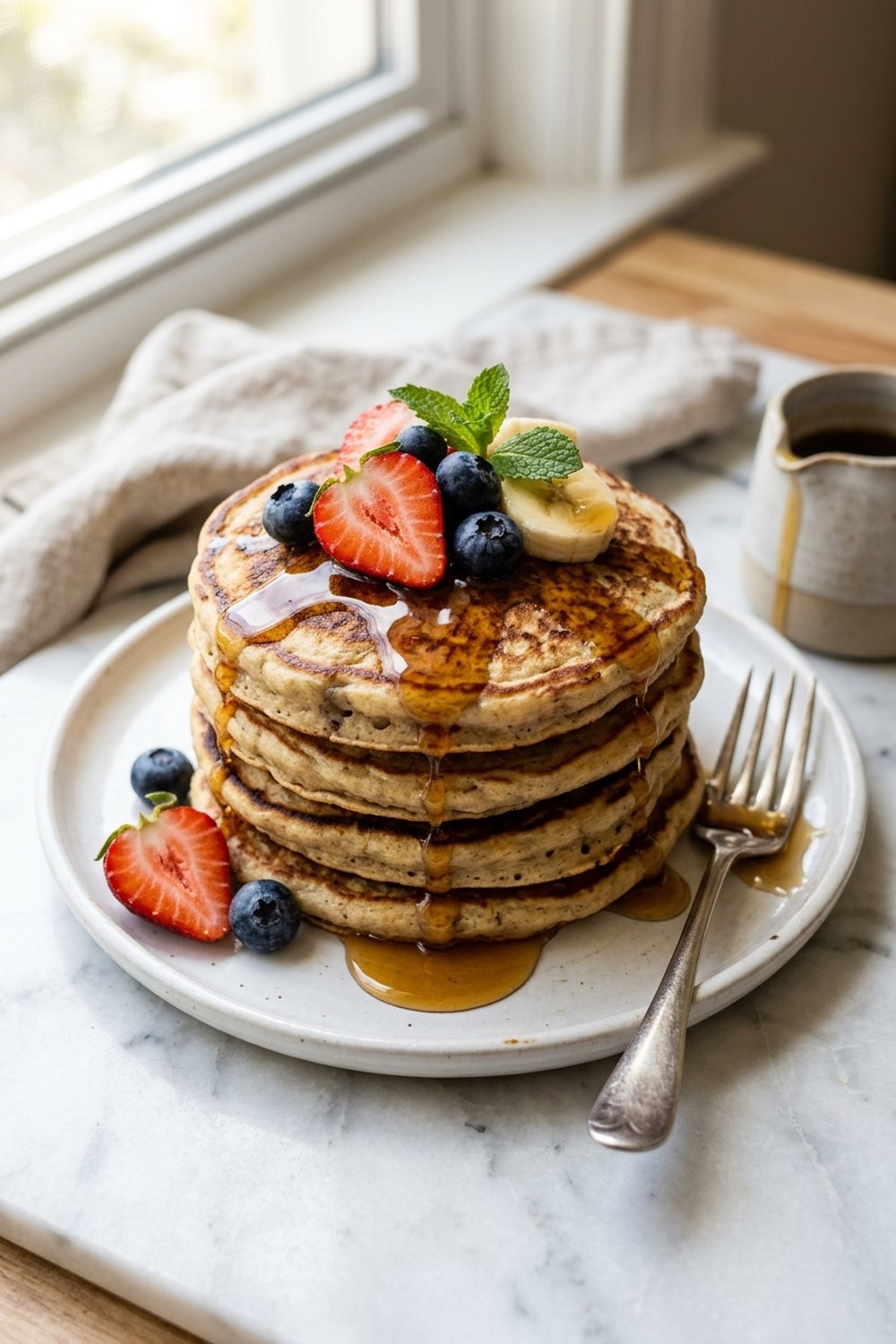 Banana Protein Pancakes
