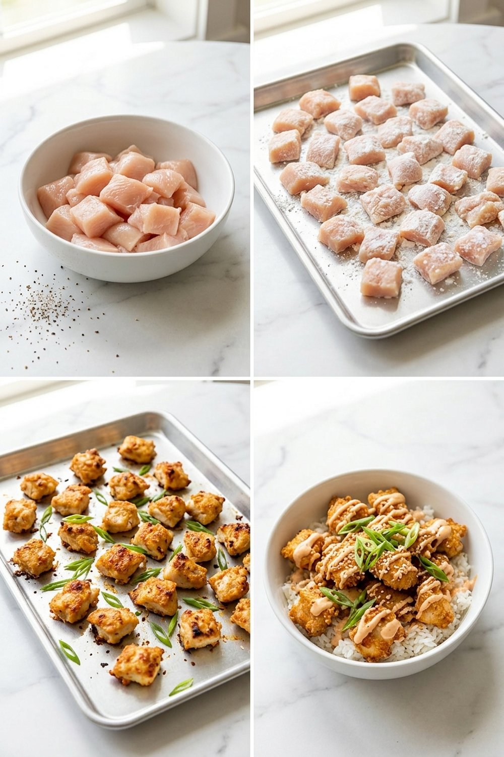 How to make Bang Bang Chicken Bowls