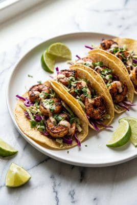 Blackened Shrimp Tacos hero shot