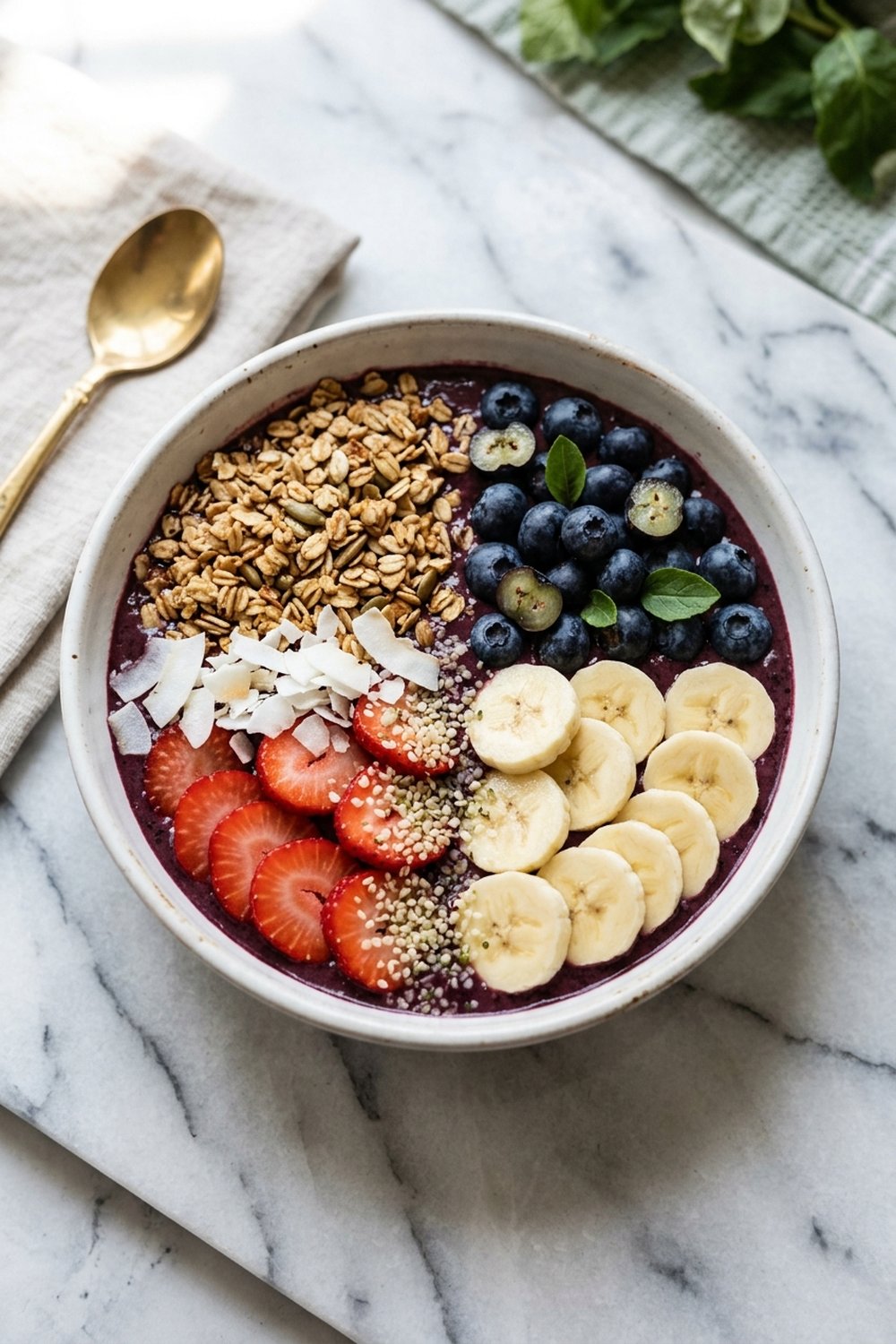 Blueberry Acai Smoothie Bowl