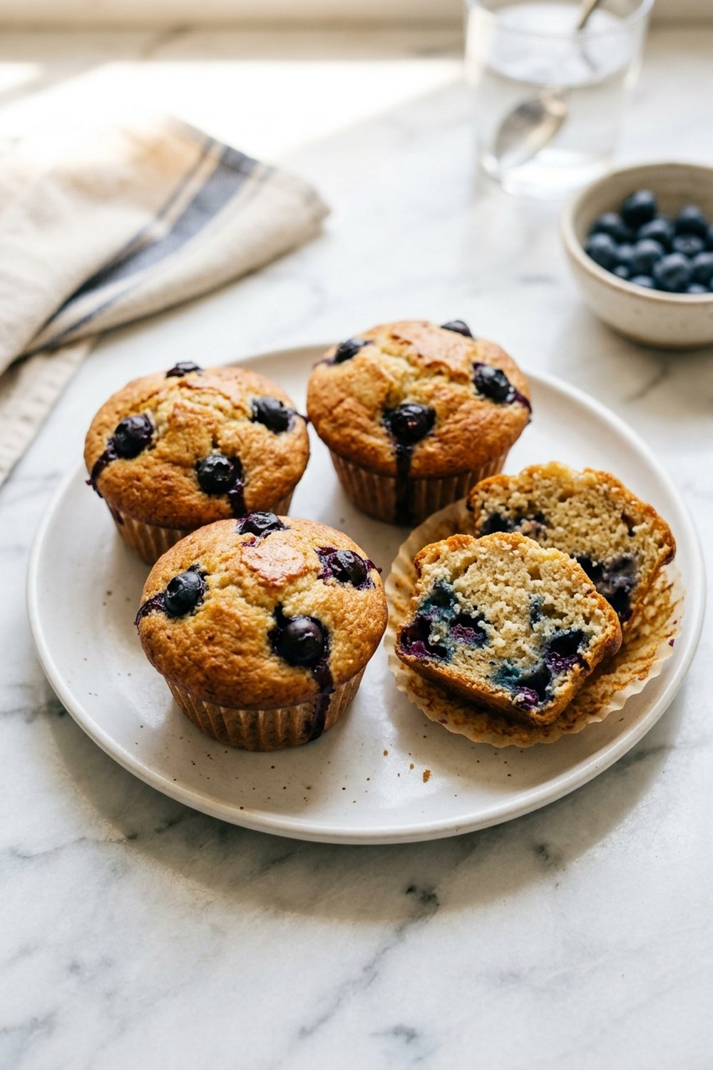 Blueberry Protein Muffins
