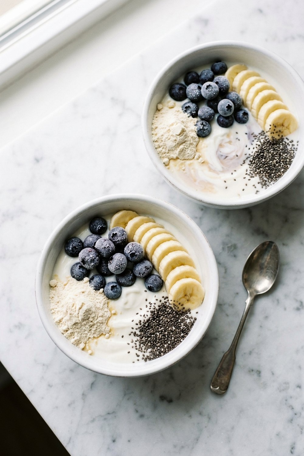 Blueberry Protein Smoothie ingredients