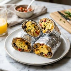Breakfast Burrito Meal Prep hero shot