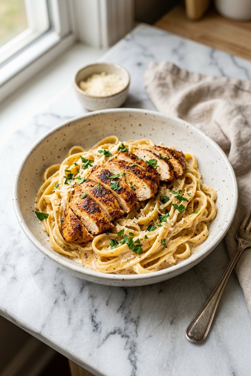 Cajun Chicken Alfredo Pasta