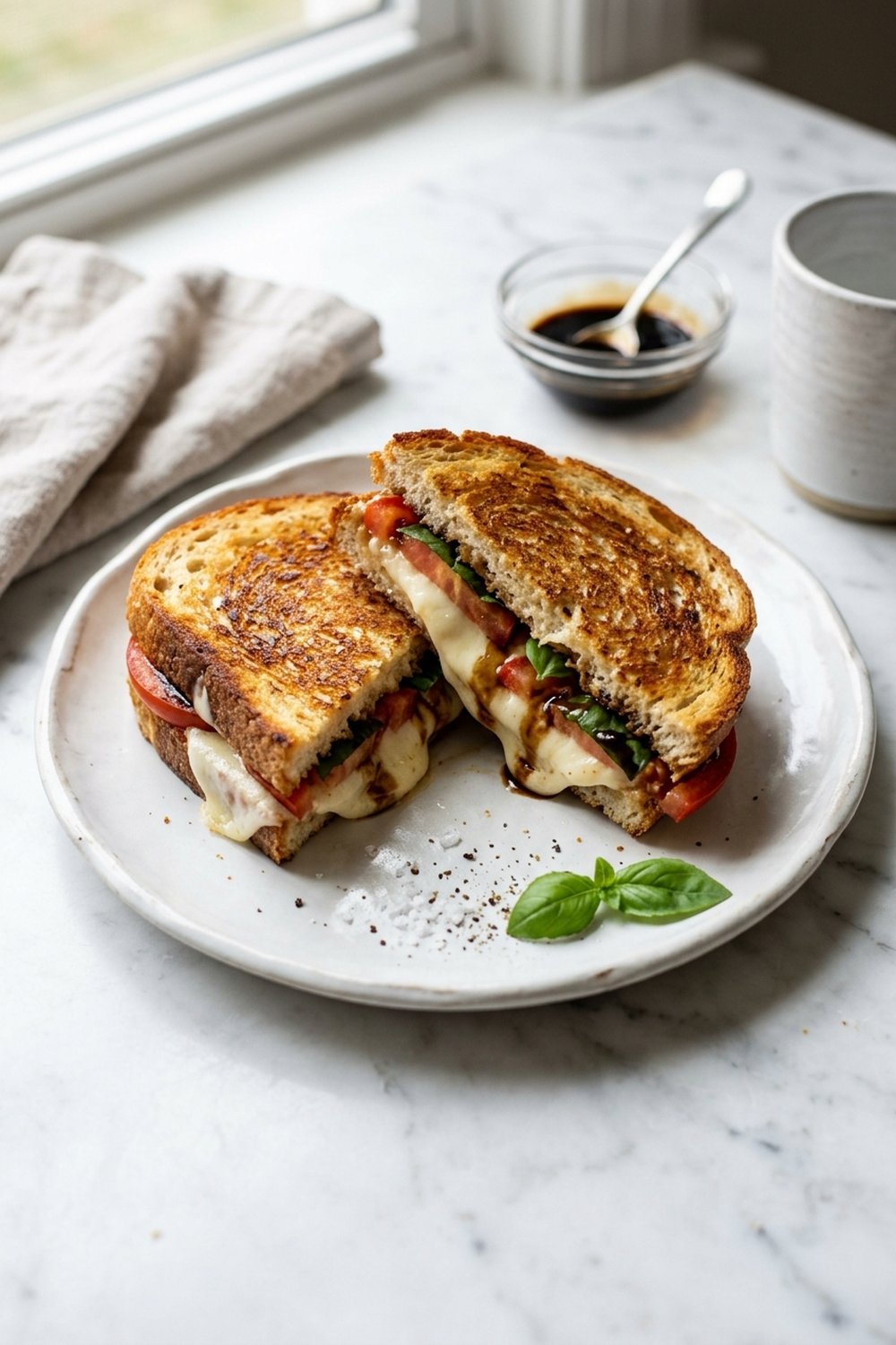 Caprese Grilled Cheese