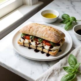 Caprese Sandwich hero shot