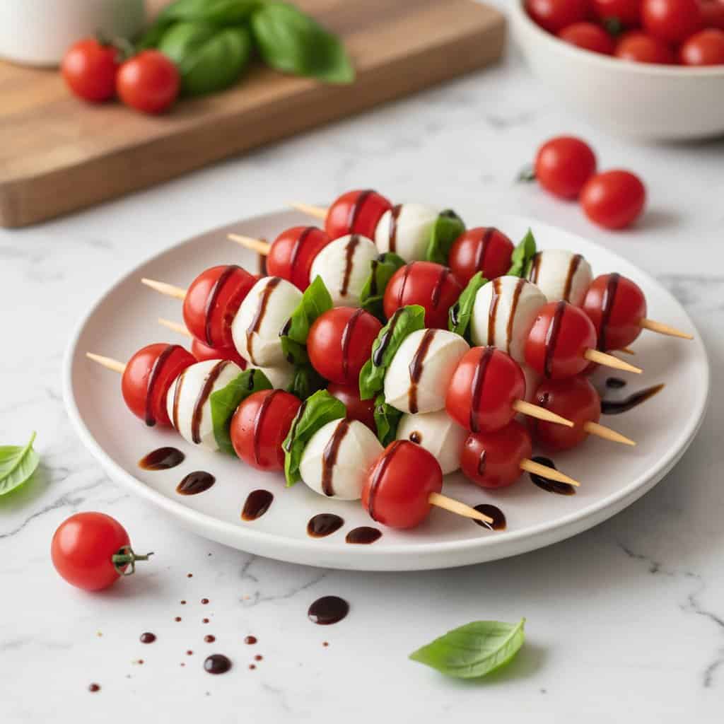 Caprese skewers hero shot