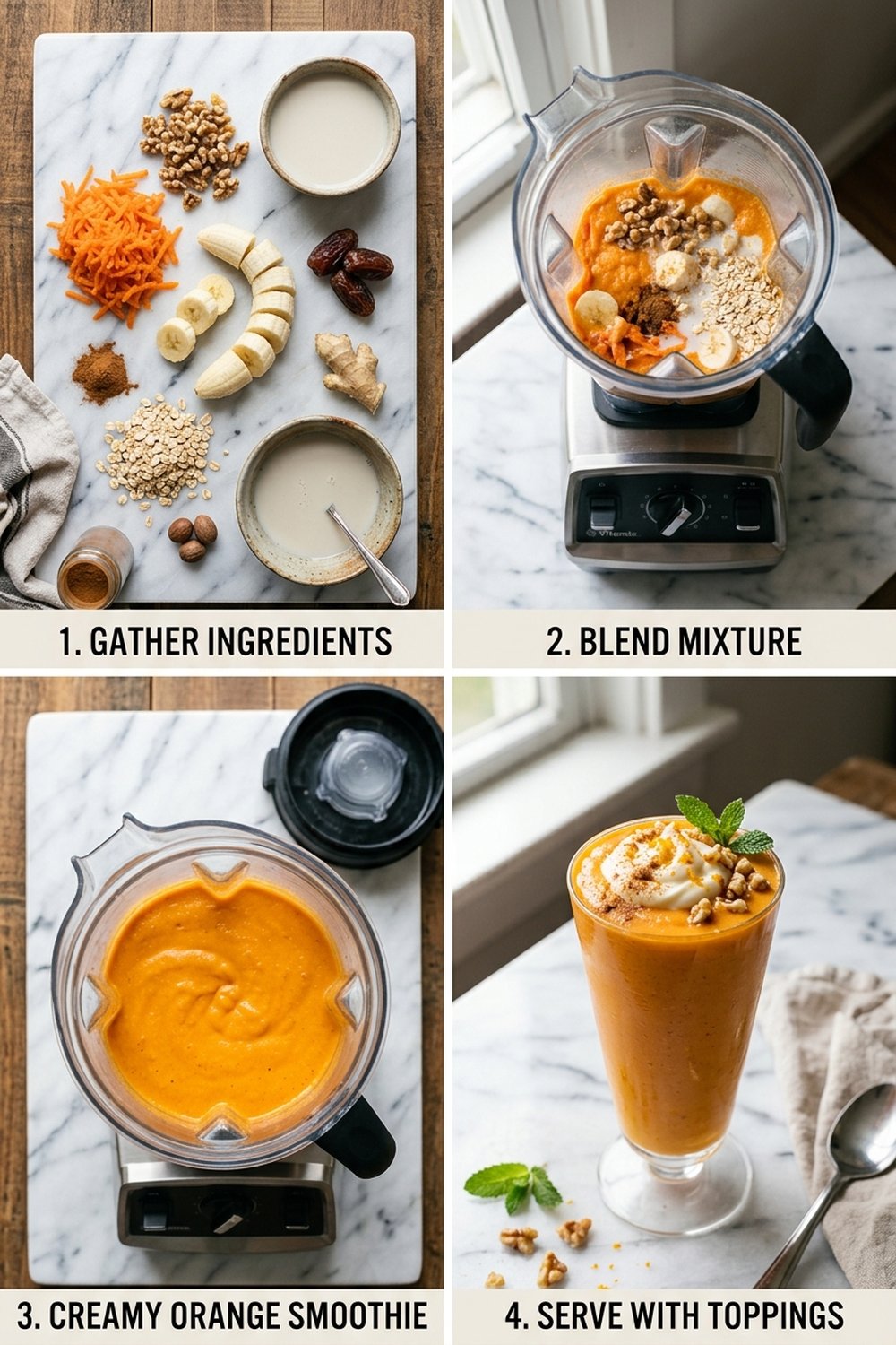 How to make Carrot Cake Smoothie