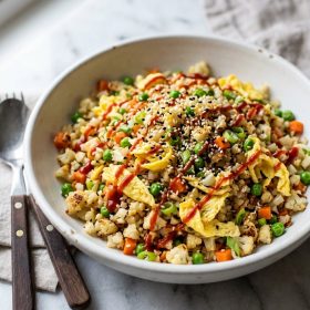 Cauliflower Fried Rice Bowl