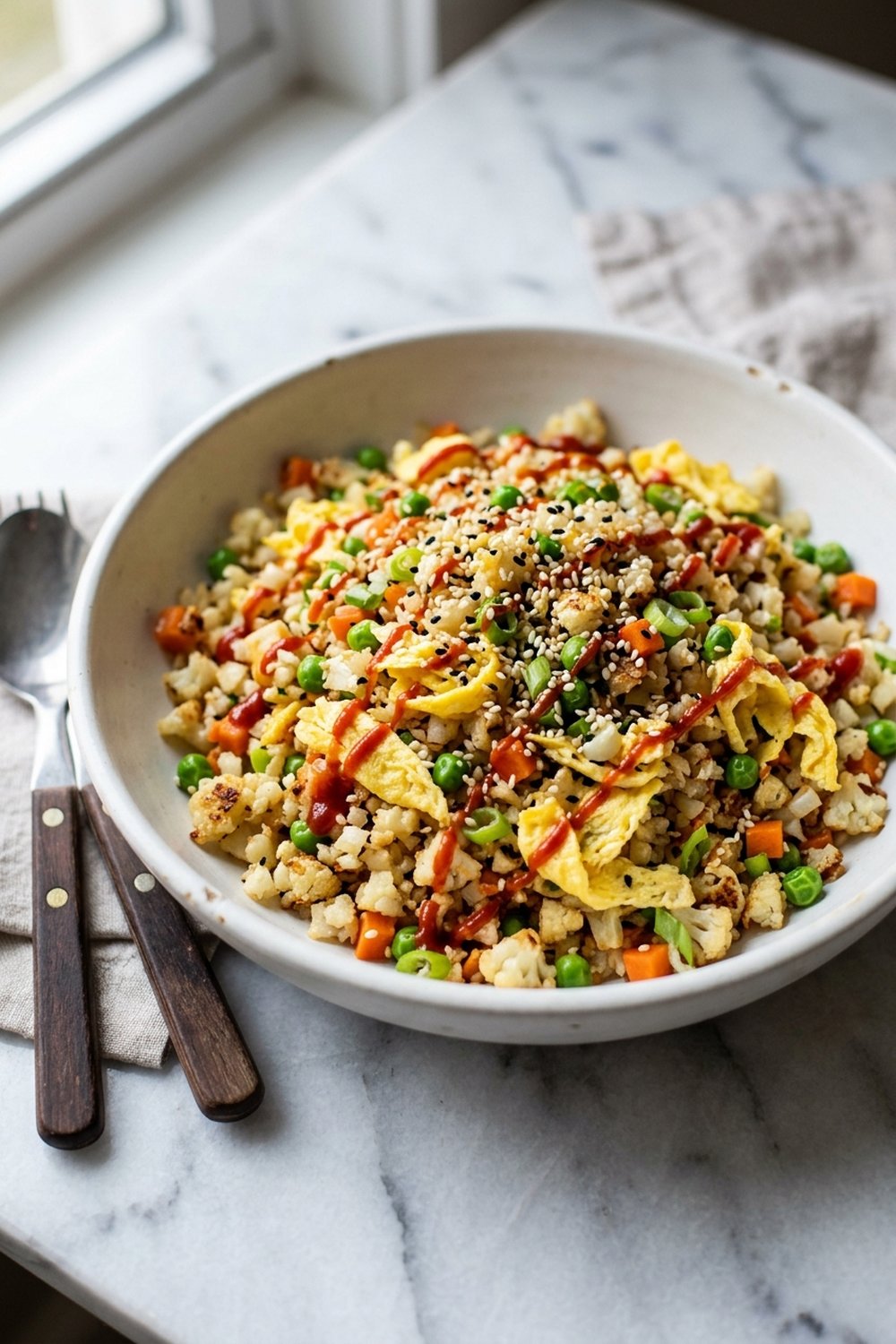 Cauliflower Fried Rice Bowl
