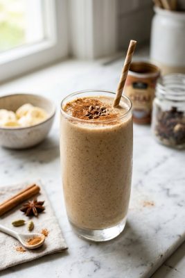Chai Spiced Banana Smoothie