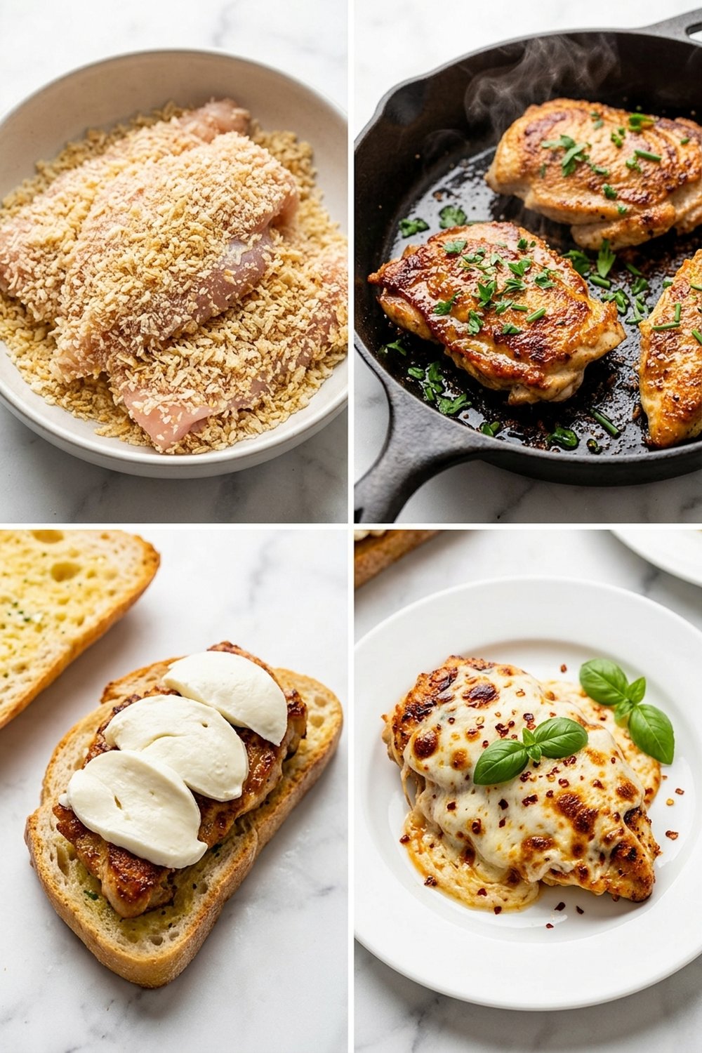 How to make Cheesy Garlic Bread Chicken