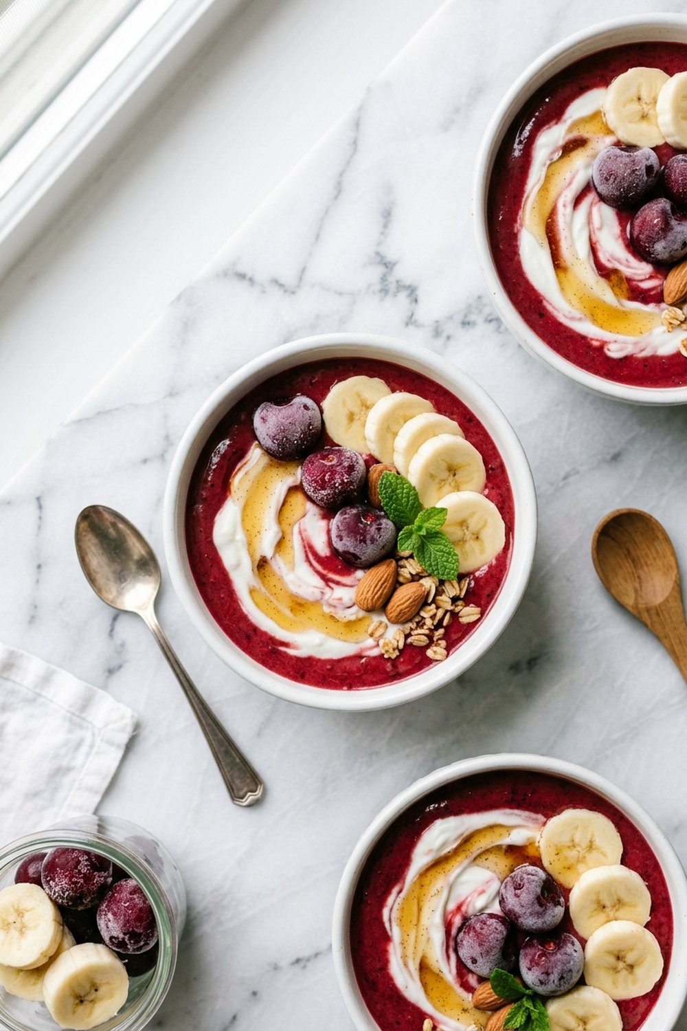 Cherry Vanilla Smoothie ingredients