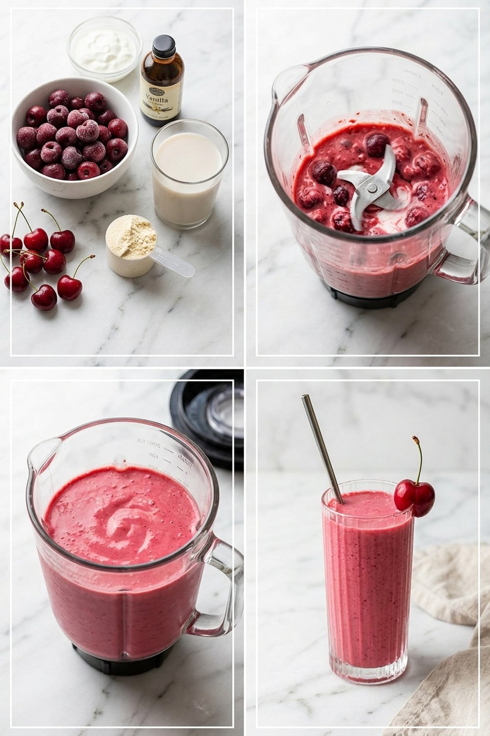 How to make Cherry Vanilla Smoothie