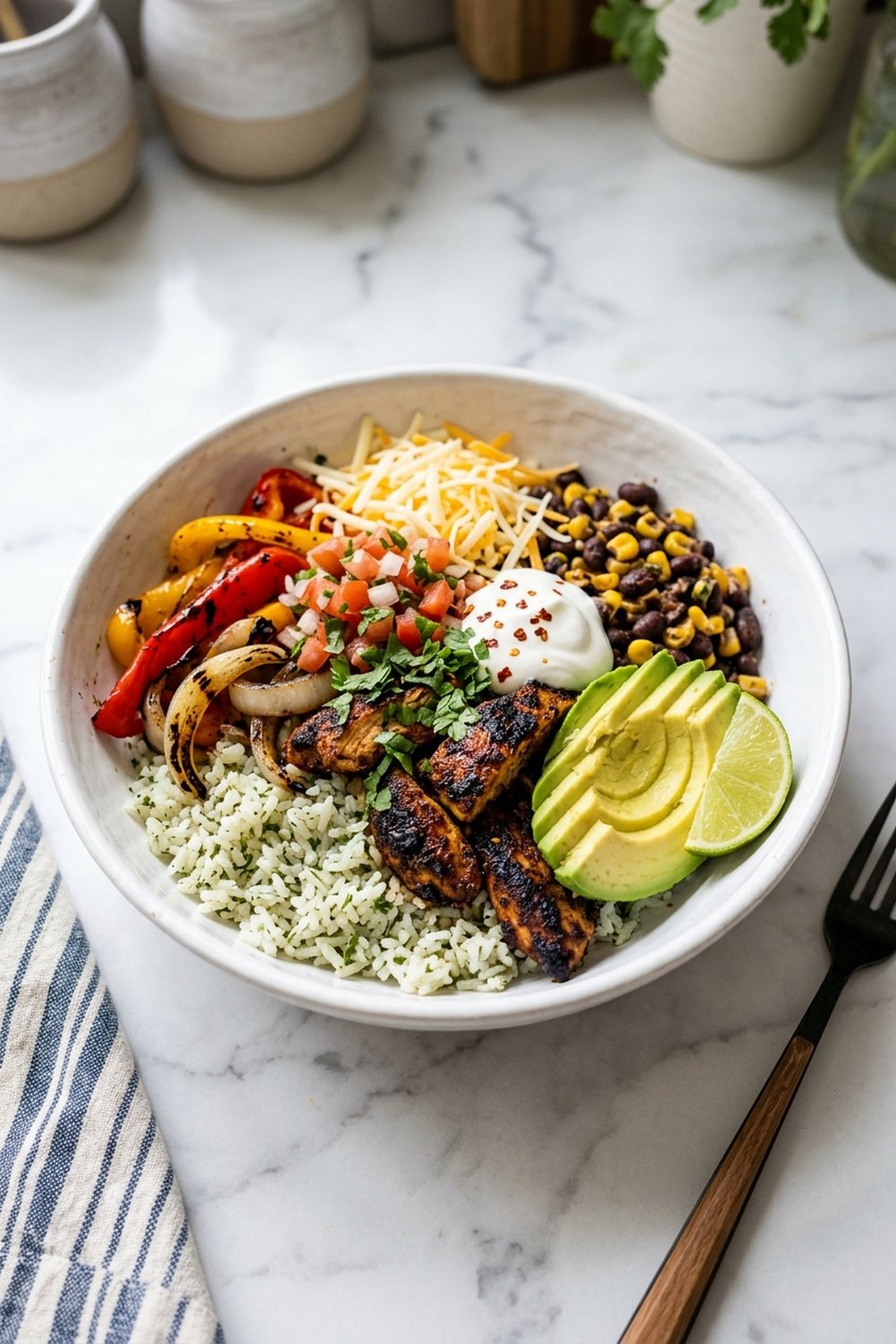 Chicken Fajita Bowls