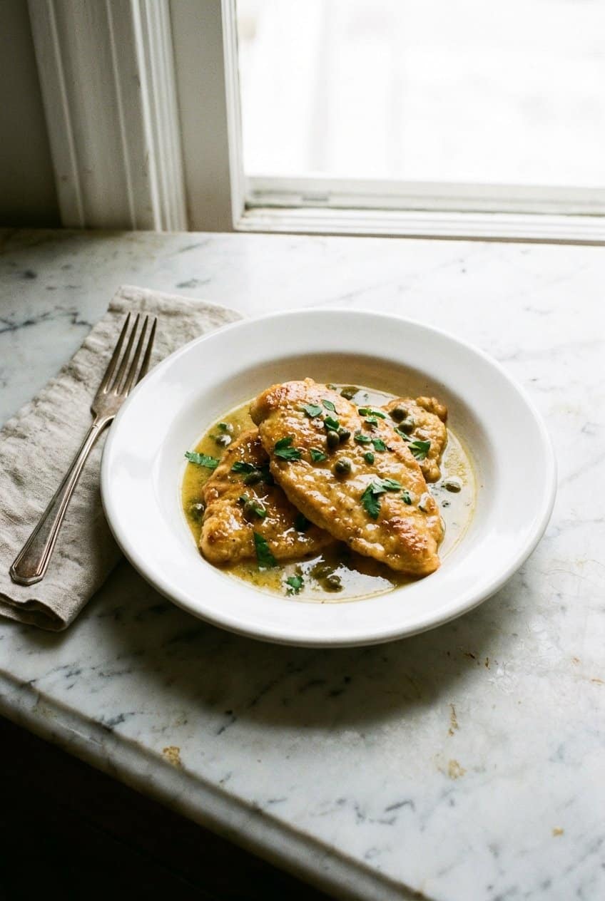 Chicken Piccata hero shot