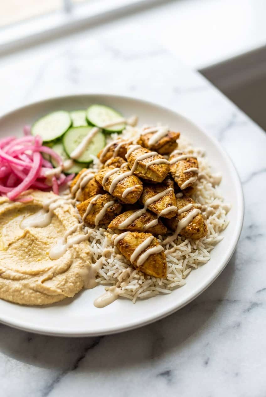 Chicken Shawarma Bowls hero shot