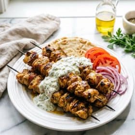Chicken Souvlaki hero shot