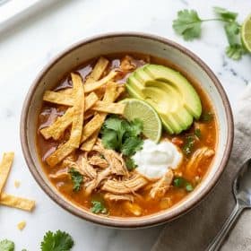Chicken Tortilla Soup hero shot