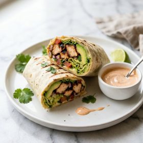 Chipotle Chicken Avocado Wrap