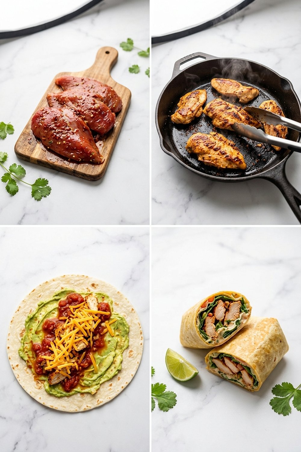 How to make Chipotle Chicken Avocado Wrap