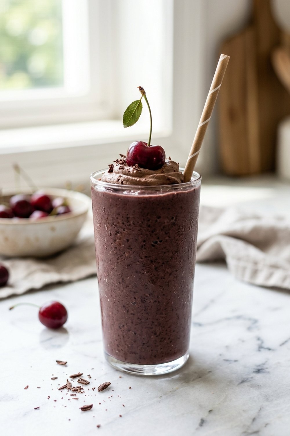 Chocolate Cherry Smoothie