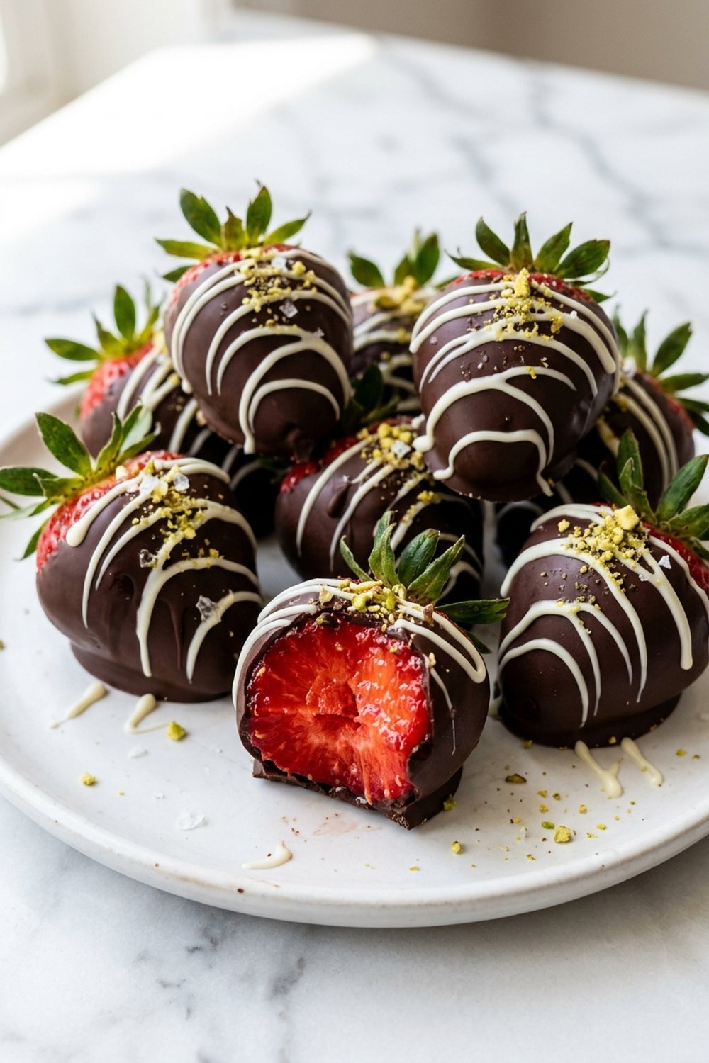 Chocolate Covered Strawberries close up