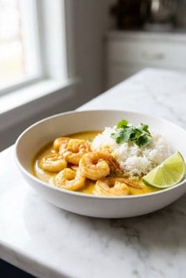 Coconut Curry Shrimp hero shot