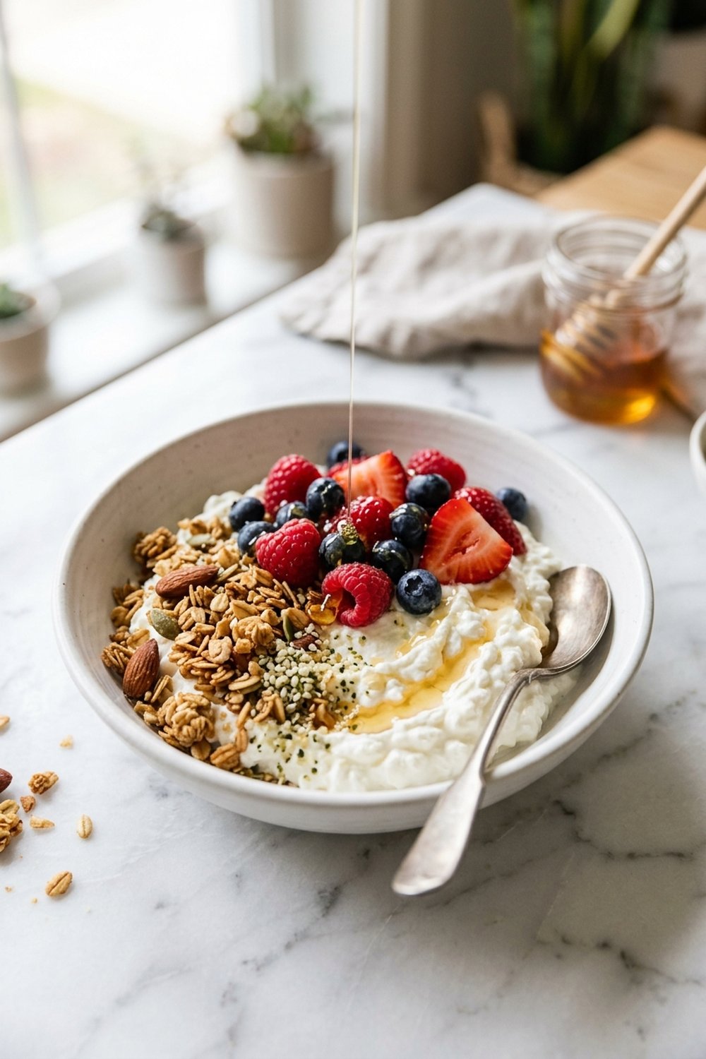 Cottage Cheese Breakfast Bowl