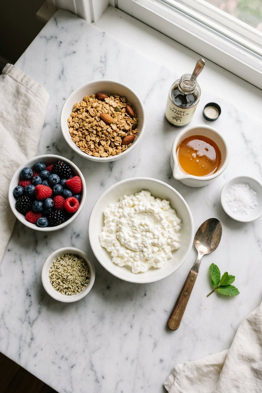 Cottage Cheese Breakfast Bowl ingredients